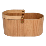 Ekta Living Wooden Caddy Oak