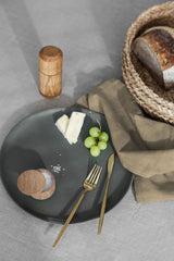 Ekta Living Salt Me Jar Oiled Oak