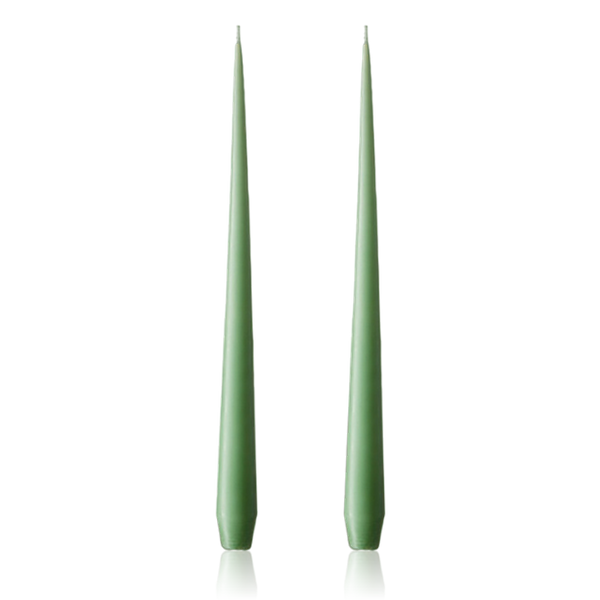 Ester & Erik Taper Candle 32cm Eucalyptus Set of  2