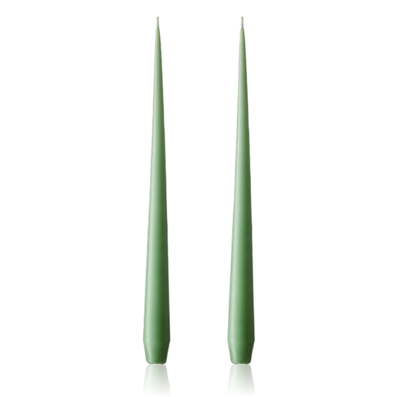 Ester & Erik Taper Candle 32cm Eucalyptus Set of  2