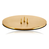 Ester & Erik Candle Plate Small Shiny Gold