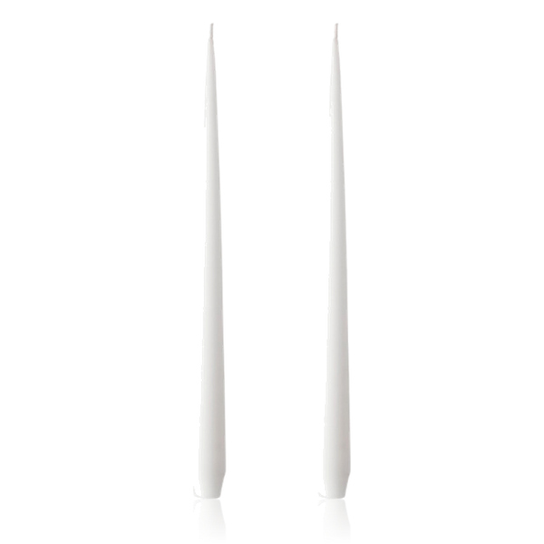 Ester & Erik Taper Candle 32cm Pure White Set of 2