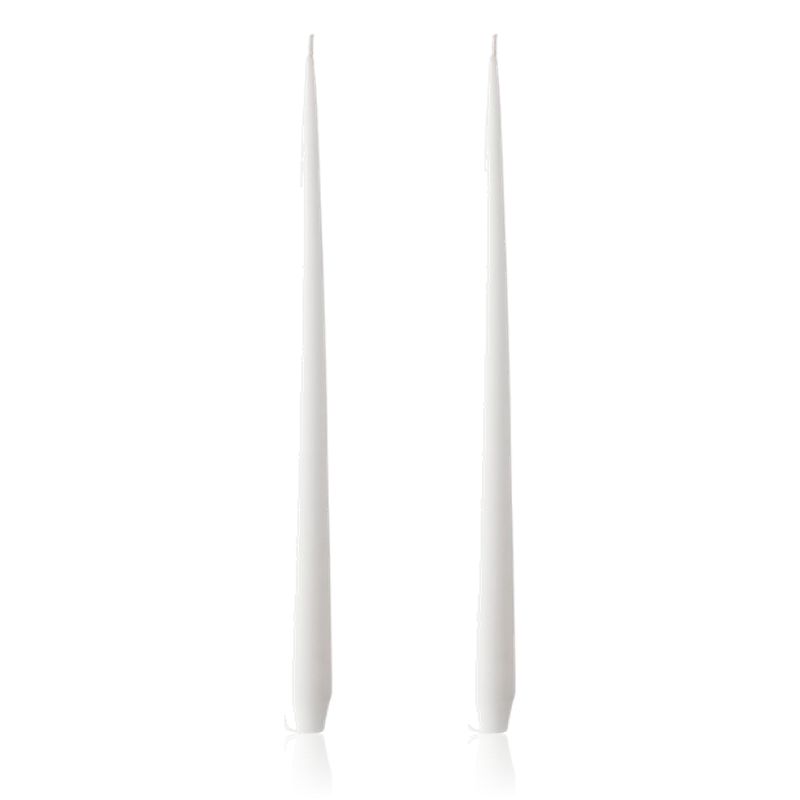 Ester & Erik Taper Candle 32cm Pure White Set of 2