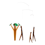 Flensted Mobile Giraffes on the Savannah