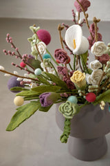 Gry & Sif Felt Flower Ball Ø3cm Eucalyptus