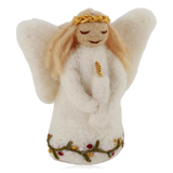Gry & Sif Hanging Felt Angel Decoration With Candle