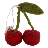 Gry & Sif Hanging Felt Cherry Decoration