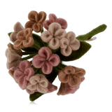 Gry & Sif Small Felt Hydrangea Branch Small Pale Rose