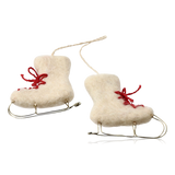 Gry & Sif Hanging Felt Ice Skates White
