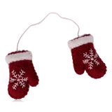 Gry & Sif Felt Mitten Decorations Red