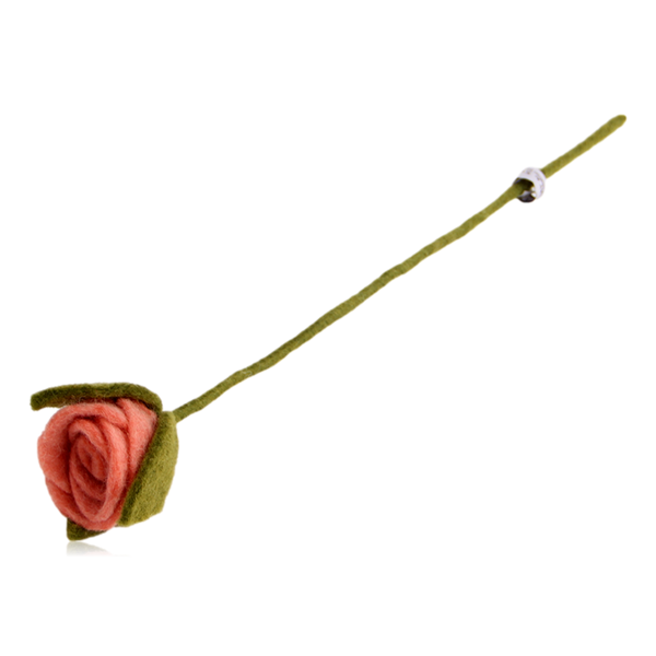 Gry & Sif Felt Rose Dusky Pink