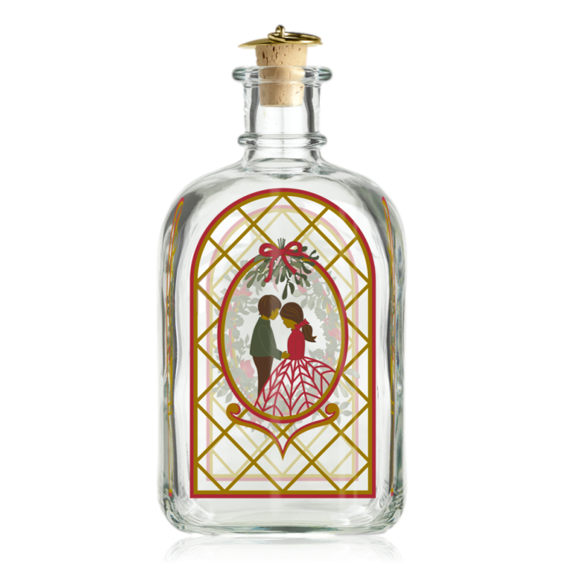 Holmegaard Glass Annual Christmas Schnapps Bottle 2025