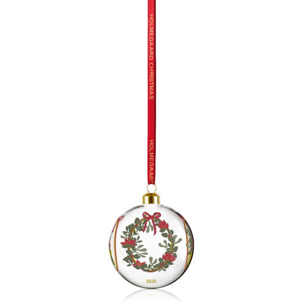 Holmegaard Jette Frölich Annual Christmas Glass Bauble Decoration 2025