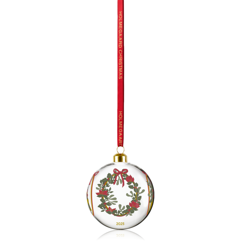 Holmegaard Jette Frölich Annual Christmas Glass Bauble Decoration 2025