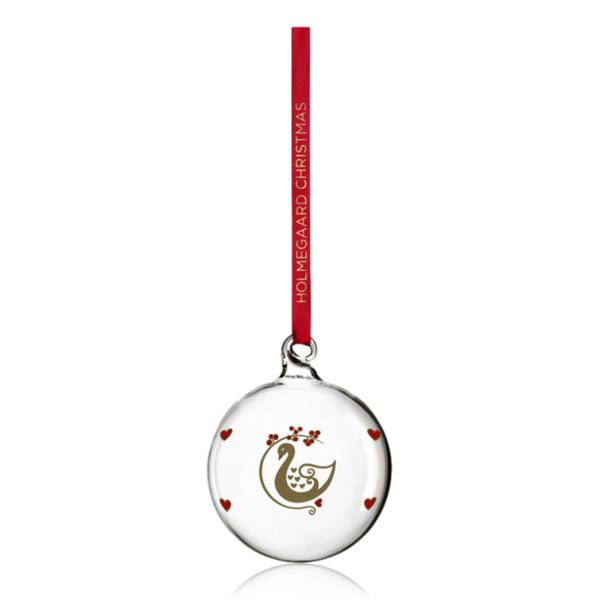 Holmegaard Ann-Sofi Romme Annual Glass Christmas Bauble Decoration 2025