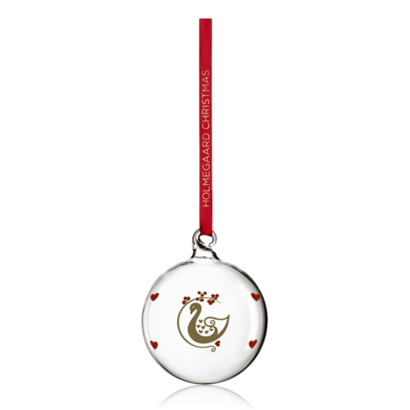 Holmegaard Ann-Sofi Romme Annual Glass Christmas Bauble Decoration 2025