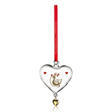 Holmegaard Ann-Sofi Romme Annual Glass Christmas Heart Decoration 2025
