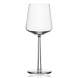 iittala Finland Essence Clear wine glass on a white background