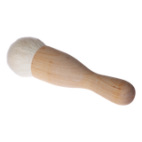 Iris Hantverk Wooden makeup brush with bristle head on a white background