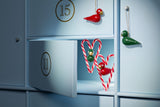 Kay Bojesen Set of 2 Christmas Birds Red & Green