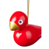 Kay Bojesen Set of 2 Christmas Birds Red & Green