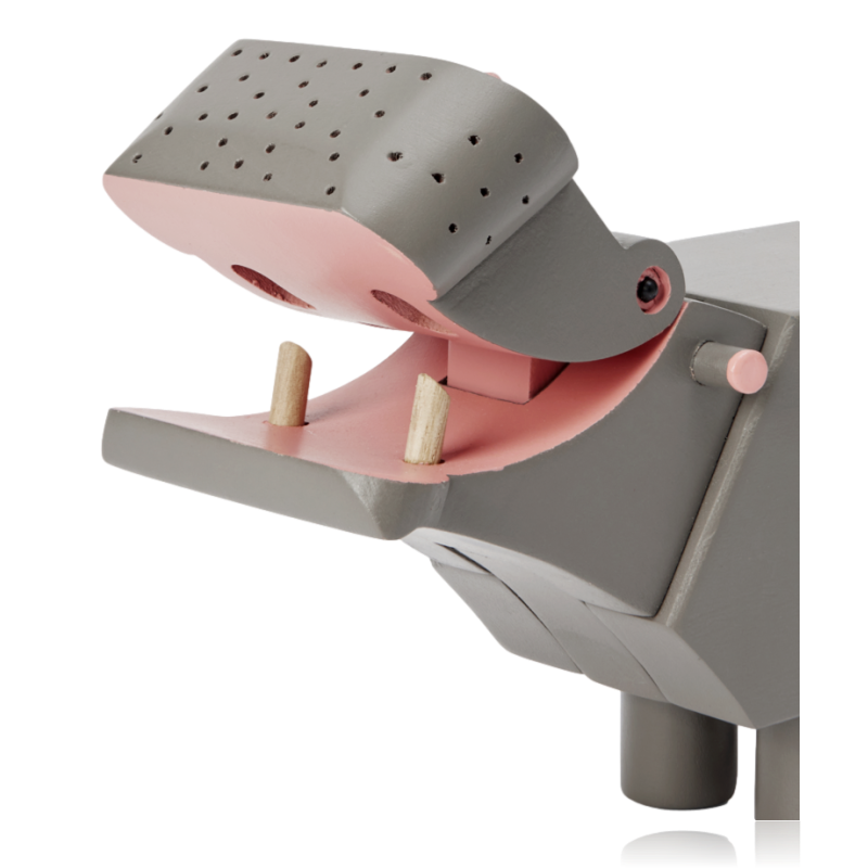 Kay Bojesen Hippo Grey Small