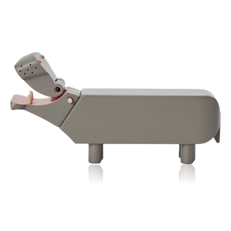 Kay Bojesen Hippo Liliput Grey