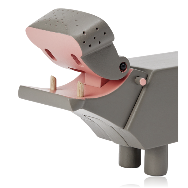 Kay Bojesen Hippo Liliput Grey