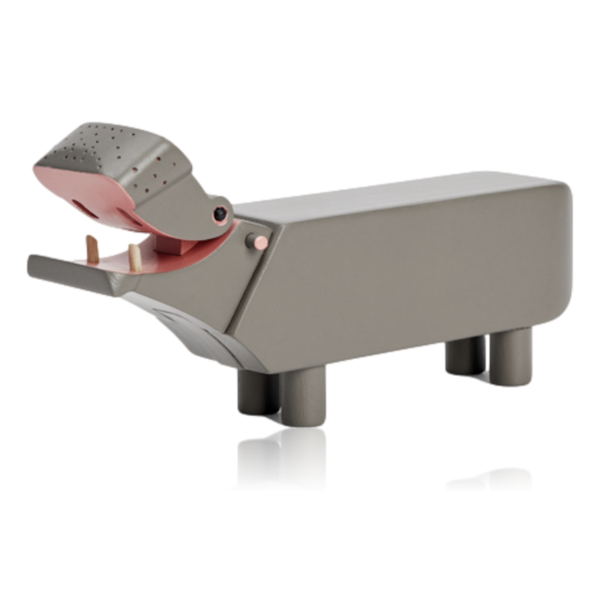 Kay Bojesen Hippo Liliput Grey