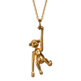 Kay Bojesen Jewellery Monkey Necklace Gold Plated
