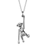 Kay Bojesen Jewellery Monkey Necklace Silver