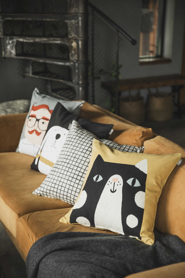 Spira of Sweden Face Cushion Cover Doris