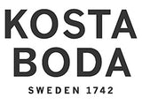 kosta boda sweden logo 1742 black on white background