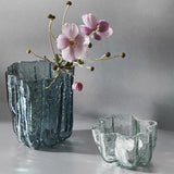 Kosta Boda Crackle Votive Circular (Recycled) Glass