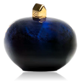 Kosta Boda Earth On Top Sculpture Midnight