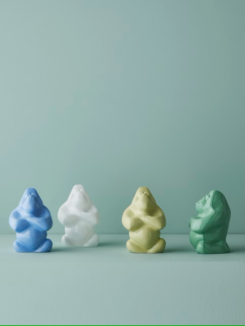Kosta Boda Gabba Gabba Hey Glass Sculpture Small Banana Milk