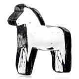 clear glass horse by kosta boda 16cm standing