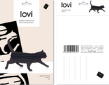 Lovi Cat 12cm Black