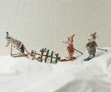 Maileg Big Sister Winter Mouse Rose With Ski Set