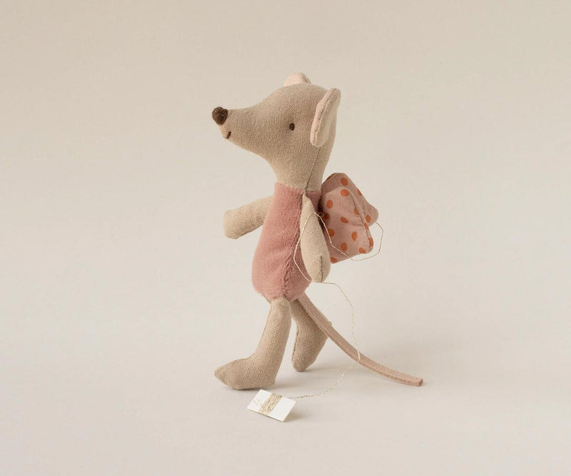 Maileg Little Hanging Fairy Mouse Rose