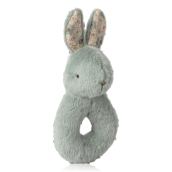 Maileg Rabbit Rattle Set Mint