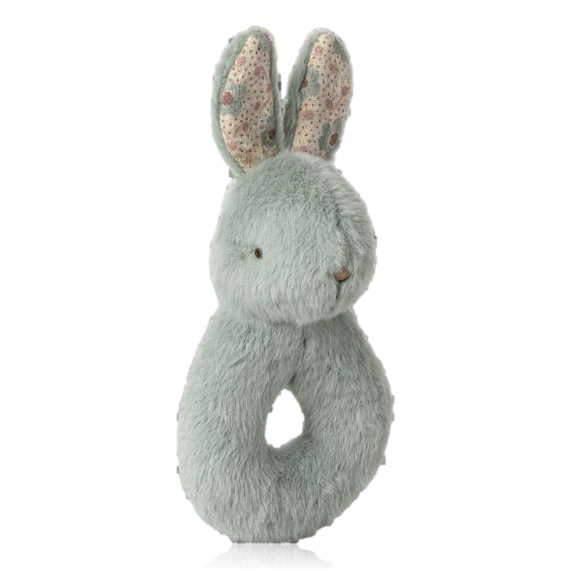 Maileg Rabbit Rattle Set Mint