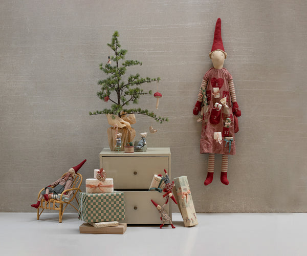 Maileg Pixy Girl Size 1 Winter Mint Dress