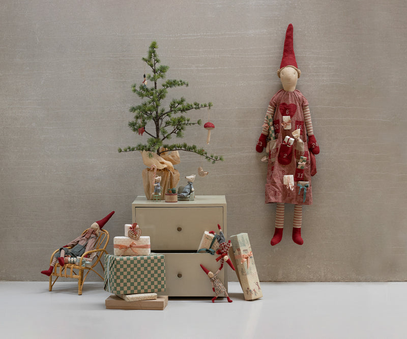 Maileg Pixy Girl Size 1 Winter Mint Dress