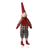 Maileg Pixy Boy Size 1 Red Checked Shirt