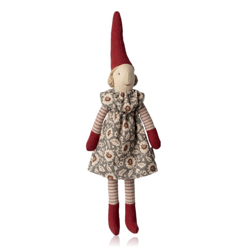 Maileg Pixy Girl Size 1 Winter Mint Dress