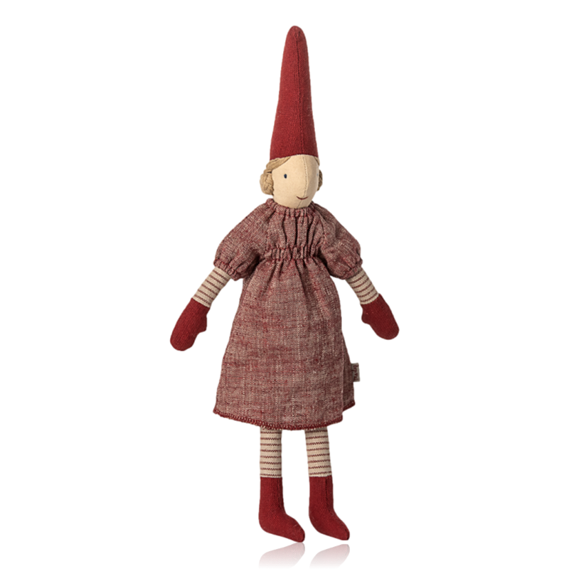 Maileg Pixy Girl Size 2 Red Dress