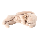 plush sleeping bunny powder pink by Mailaeg Denmark white background