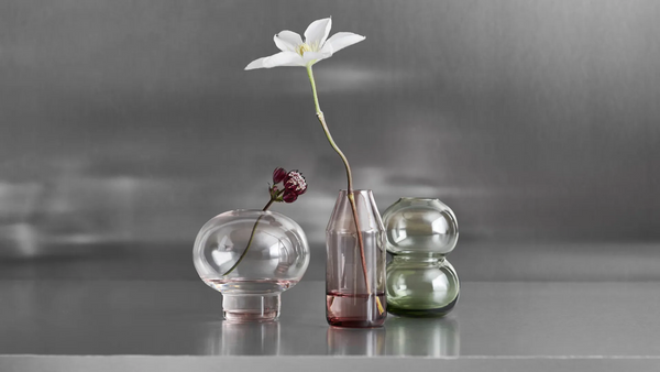 Orrefors Midsummer Red Clover Mini Vase 82mm