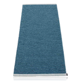 Pappelina Mono Rug Ocean Blue & Dove Blue 60 x 150